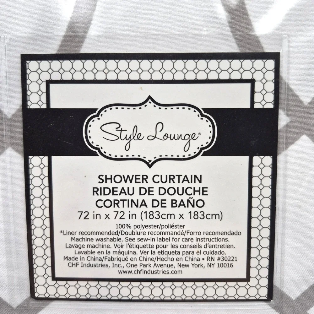 New Style Lounge Huntley Shower Curtain 72
